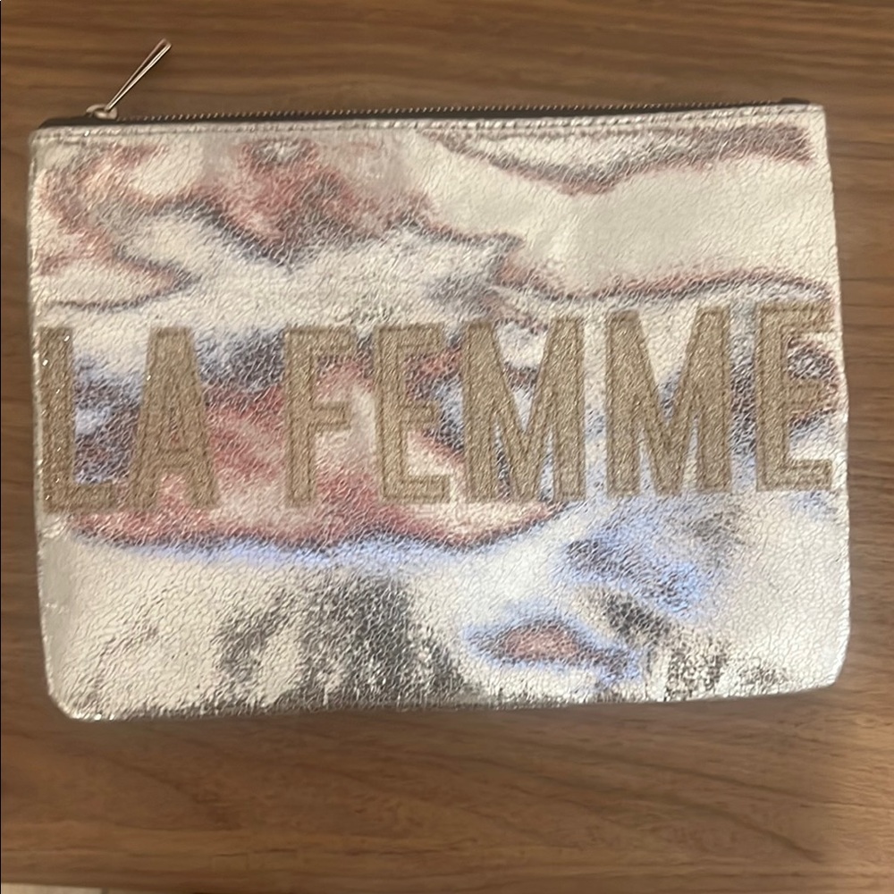 Express Silver and Gold Clutch